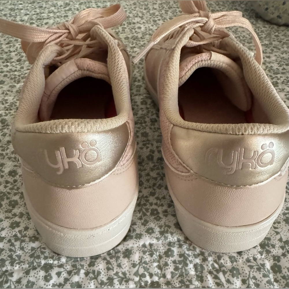 Ryka Athletic Style Blush Pink Shoes with Lace Details - Size 8-1/2M - Picture 5 of 10